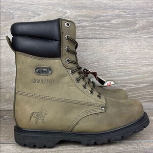 Mack Soft Toe #739720 3M Thinsulate Warm Men’s Sz 10 Leather Lace Up Work Boots